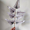 Лист папоротника 55 см, серый, фото 2