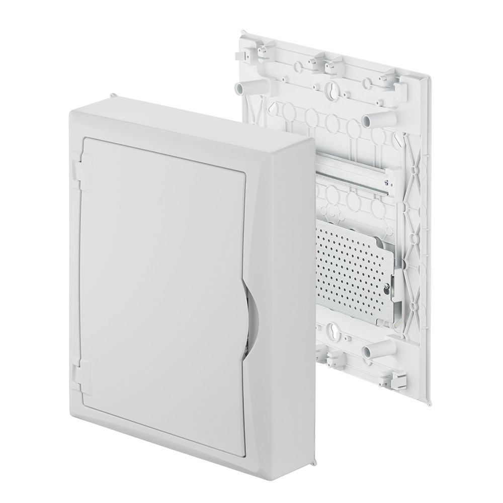 Elektro-Plast ECO BOX 2505-20S Щит слаботочный навесной мультимедийный, 2 ряда, белая дверца - фото 2 - id-p220290672