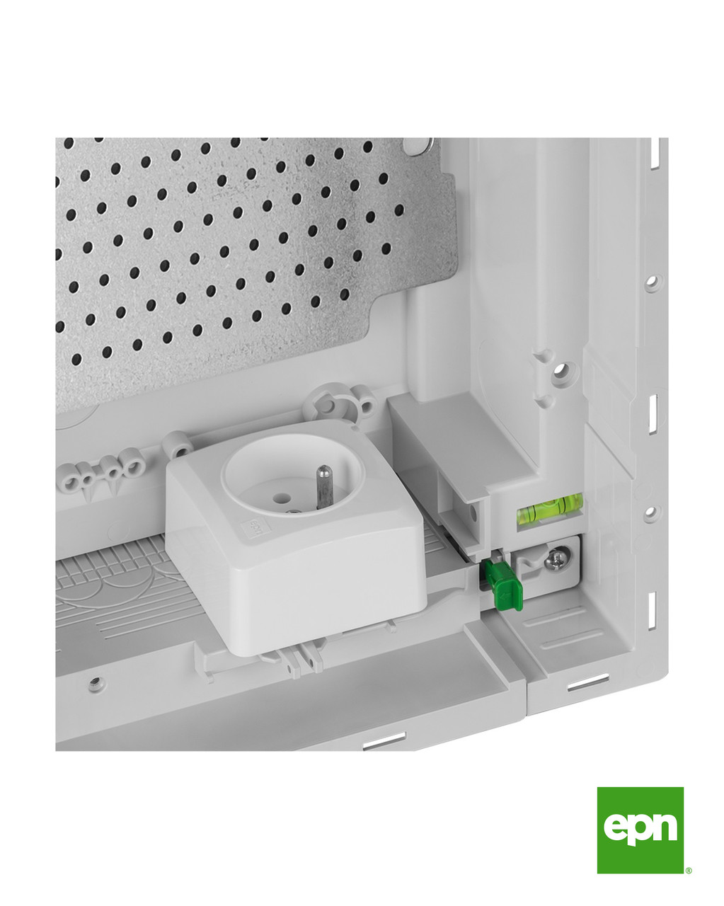 Elektro-Plast ECO BOX 2506-20S Щит слаботочный навесной мультимедийный, 3 ряда, белая дверца - фото 4 - id-p220290673