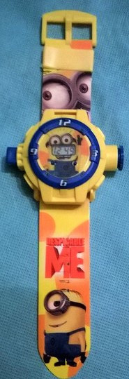 Часы детские наручные с проектором "Миньоны" электронные арт 9524Е - фото 7 - id-p31635339
