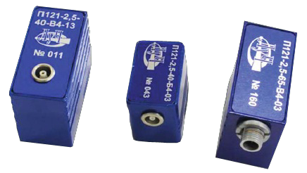Преобразователи наклонные контактные совмещенные типа П121 (частота 2,5 МГц серии 1 5) - фото 1 - id-p31662746