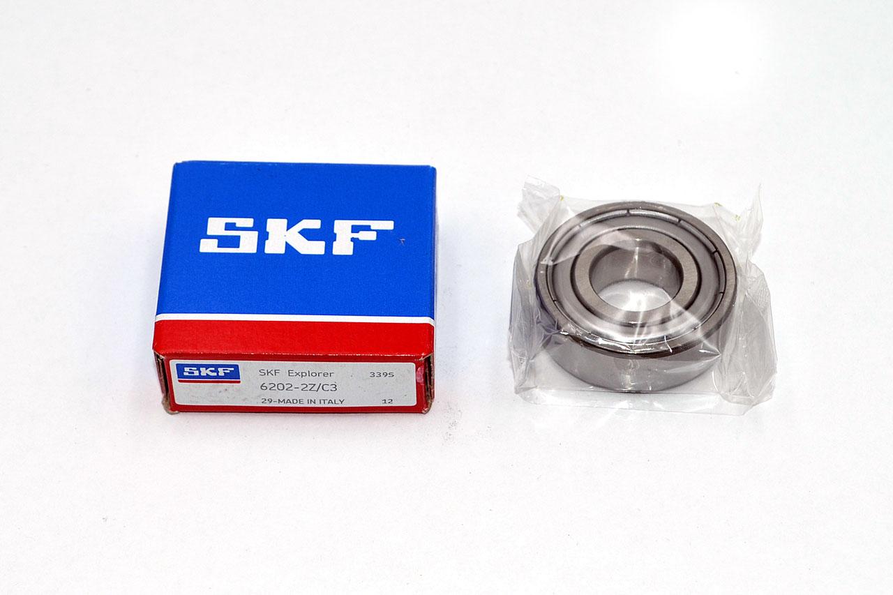 Подшипник SKF 6202 ZZ C3 (80202 (76)) 15*35*11мм - фото 1 - id-p220409607