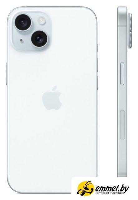 Смартфон Apple iPhone 15 128GB (голубой) - фото 2 - id-p220417687