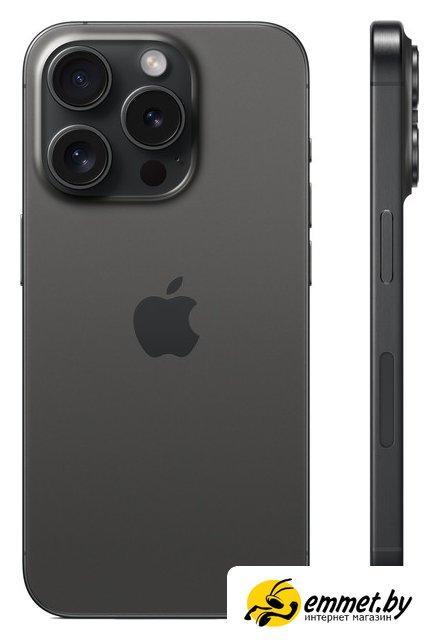 Смартфон Apple iPhone 15 Pro 512GB (черный титан) - фото 2 - id-p220417693