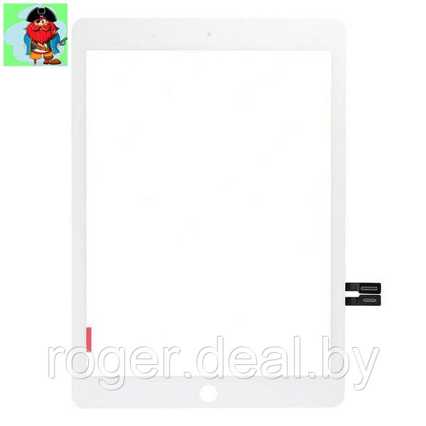 Тачскрин для планшета Apple iPad 6 (A1893, A1954), цвет: белый - фото 1 - id-p220403680
