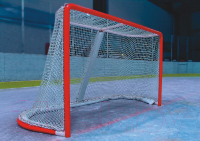Сетка хоккейная Luxsol Безузловая 1.83x1.22x0.6/1.12м - фото 2 - id-p220431957