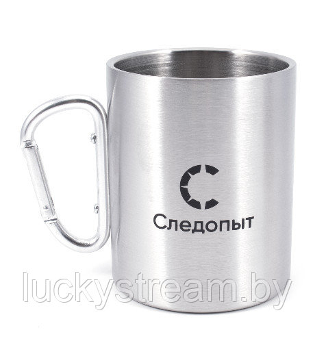 Кружка изотермическая с карабином Следопыт 0.45 л PF-CWS-P129