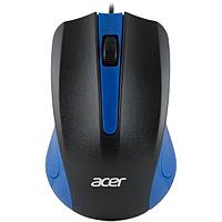 Мышь Acer OMW011 черный/синий оптическая (1200dpi) USB (3but)