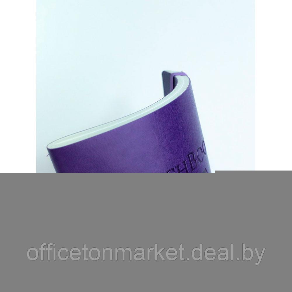 Скетчбук для акварели "Малевичъ", 14.5x19.5 см, 18 листов, фиолетовый - фото 8 - id-p207256743
