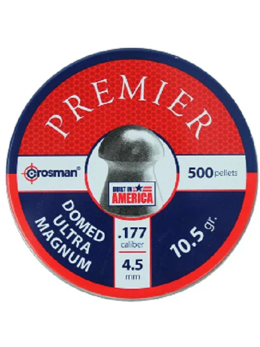 Пули пневматические Crosman Domed Ultra Magnum 10,5 гран 4.5 мм (500 шт).