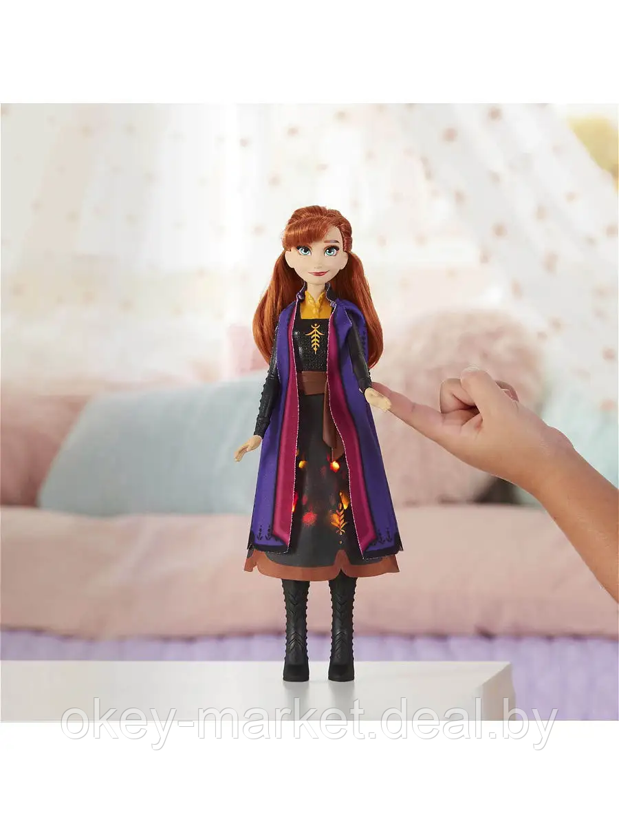 Кукла Disney Frozen Холодное Сердце 2 в сверкающем платье Анна E6952 - фото 6 - id-p220455356