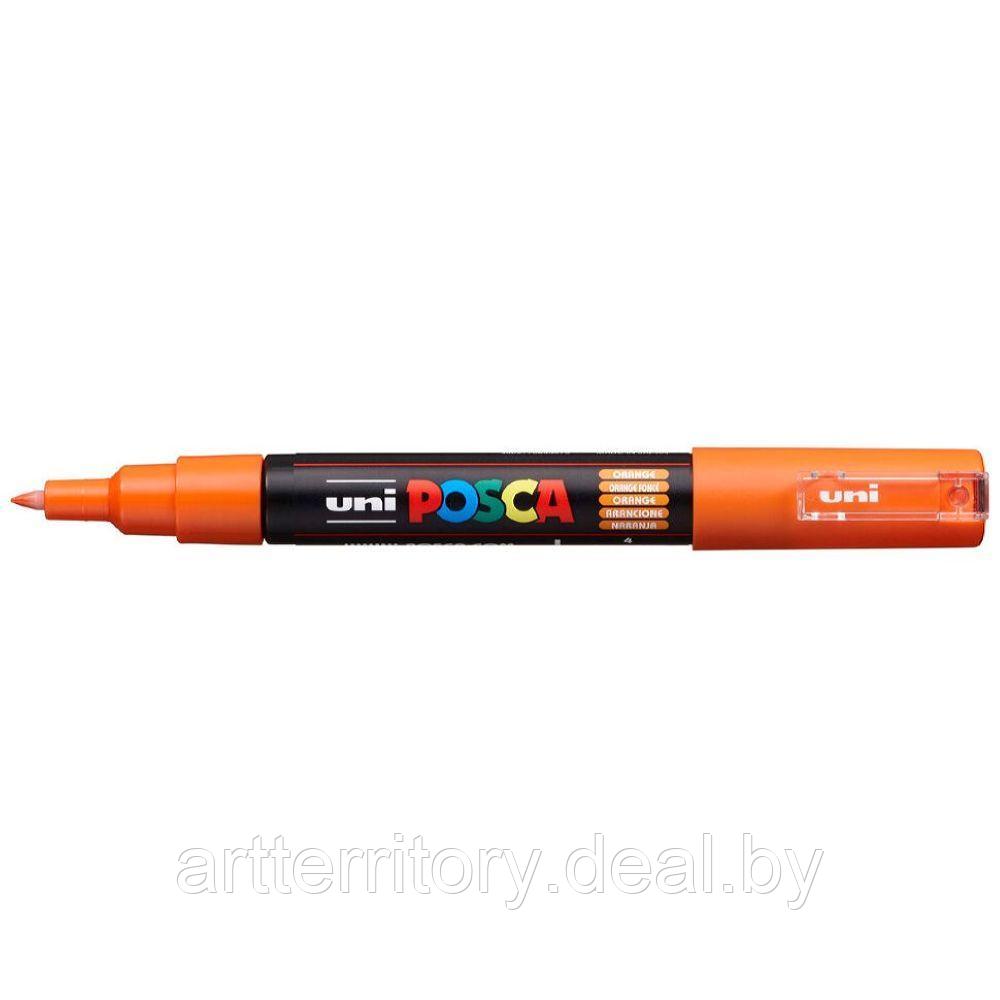Маркер на водной основе Mitsubishi Pencil POSCA, 0.7мм. (пулевидный наконечник) (оранжевый) - фото 1 - id-p220448320