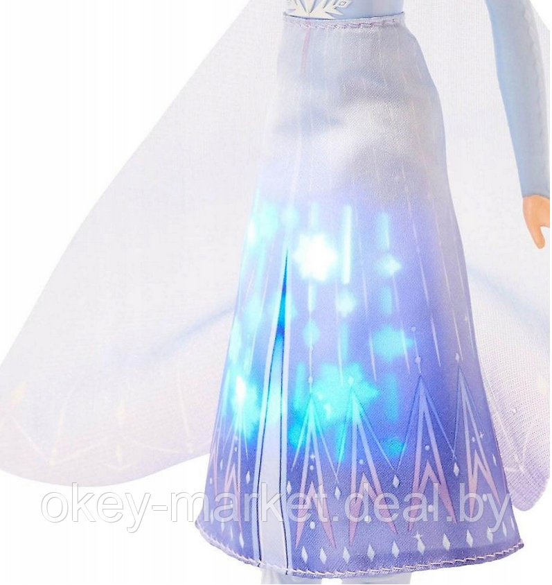 Кукла Disney Frozen Холодное Сердце 2 в сверкающем платье Эльза E7001 - фото 4 - id-p220455416