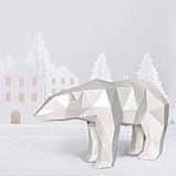 Набор для 3D моделирования "Полярный медведь", белый, фото 3