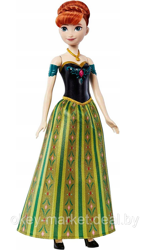 Кукла Mattel Disney Frozen Холодное сердце поющая Анна - фото 3 - id-p220456135