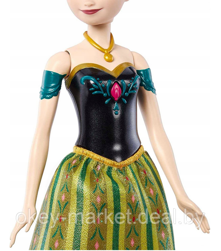 Кукла Mattel Disney Frozen Холодное сердце поющая Анна - фото 5 - id-p220456135