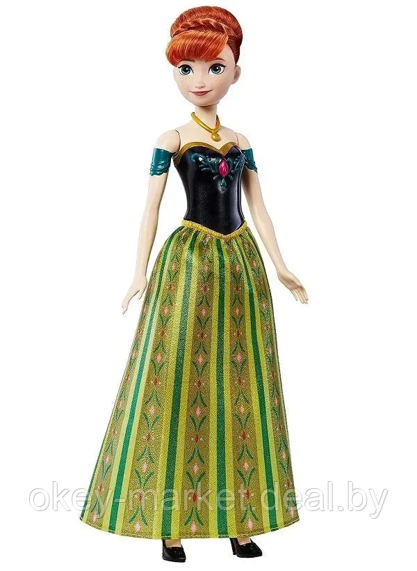 Кукла Mattel Disney Frozen Холодное сердце поющая Анна - фото 8 - id-p220456135