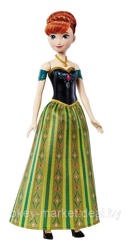 Кукла Mattel Disney Frozen Холодное сердце поющая Анна - фото 10 - id-p220456135