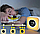 Q6A Портативная колонка, умные настольные часы, будильник, календарь с подсветкой RGB, 10 цветов, Kisonli, фото 5