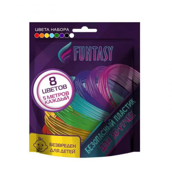 Аксессуар Funtasy PLA-пластик 8 цветов по 5m PLA-SET-8-5-1 - фото 1 - id-p220458073
