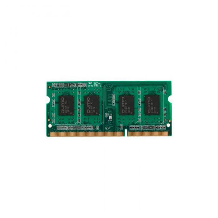 Модуль памяти Qumo DDR3 SO-DIMM 1600MHz PC3-12800 CL11 - 2Gb QUM3S-2G1600T11L - фото 1 - id-p220458097