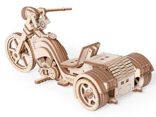 Деревянный конструктор Lemmo Трицикл ''Фотон'', 62 детали, фото 2