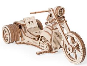 Деревянный конструктор Lemmo Трицикл ''Фотон'', 62 детали, фото 3