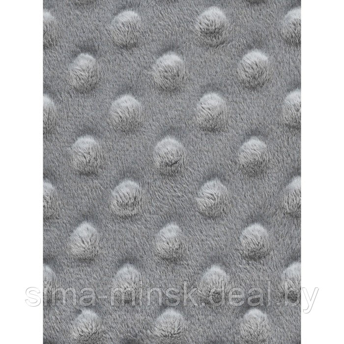 Плед «Крошка ёжик», размер 96х87 см, цвет серый - фото 6 - id-p220462772