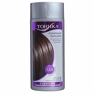 Оттеночный бальзам Тоника 3.01 Горький шоколад 150 мл