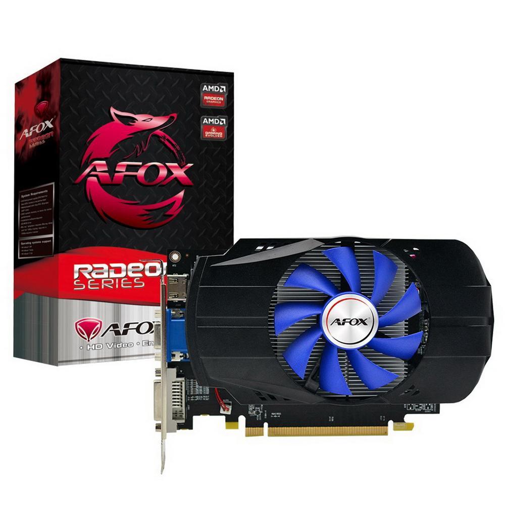 Видеокарта 2Gb PCI-E GDDR5 AFOX AFR7350-2048D5H4-V3 (RTL) D-Sub+DVI+HDMI RADEON R7 350 - фото 1 - id-p220463447