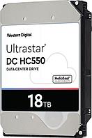 Жесткий диск 18TB WD Ultrastar DC HC550 SAS 12Gb/s, 7200 rpm, 512mb buffer, 3.5" (0F38353/WUH721818AL5204)