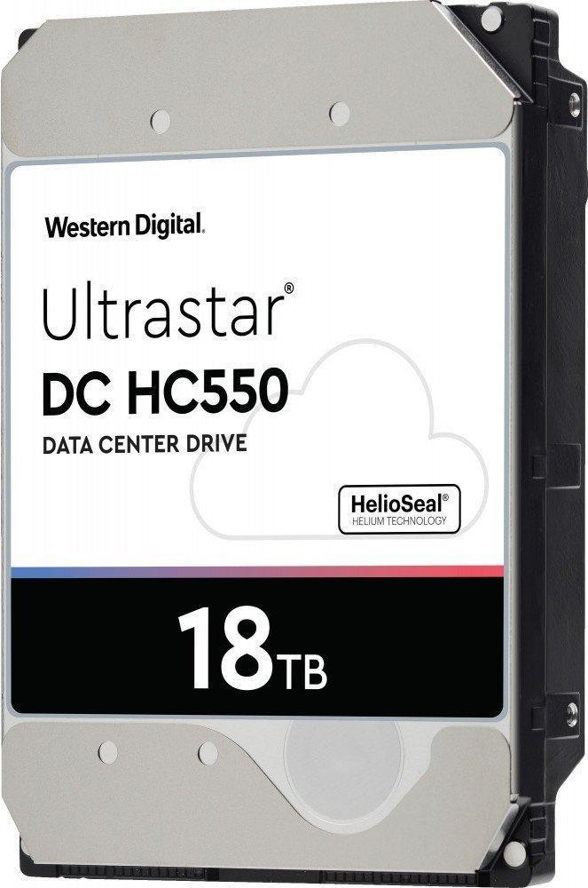 Жесткий диск 18TB WD Ultrastar DC HC550 SAS 12Gb/s, 7200 rpm, 512mb buffer, 3.5" (0F38353/WUH721818AL5204) - фото 1 - id-p220463414
