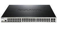 Коммутатор D-Link DGS-1210-52P/ME/B1A, PROJ L2 Managed Switch with 48 10/100/1000Base-T ports and 4 1000Base-X