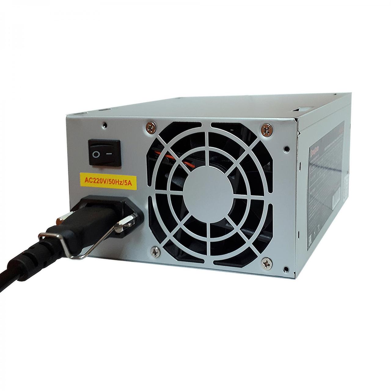 Блок питания 550W ExeGate CP550 (ATX, SC, 8cm fan, 24pin, 4pin, 3xSATA, 2xIDE, FDD, кабель 220V с защитой от - фото 1 - id-p220463191