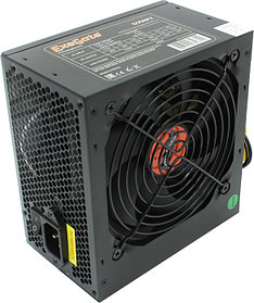 Блок питания 600W ExeGate 600NPX (ATX, PC, 12cm fan, 24pin, 4pin, PCIe, 3xSATA, 2xIDE, FDD, black, кабель 220V