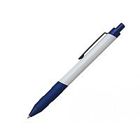 Ручка шариковая, металл, белый/синий