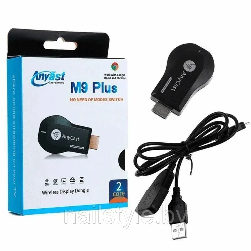 Медиаплеер ресивер WiFi в HDMI AnyCAST M9 Plus для просмотра видео со смартфона на Телевизор Display Dongle - фото 7 - id-p220471606