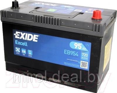 Автомобильный аккумулятор Exide Excell EB954 - фото 2 - id-p220470276