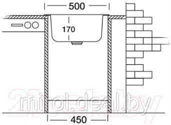 Мойка кухонная Kromevye EC 176 D - фото 3 - id-p220467920