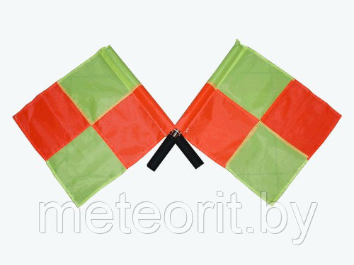 Флажки судейские в чехле. Размер 35х35