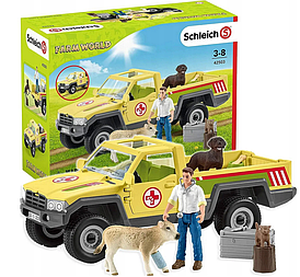 Игровой набор Schleich Мобильная ветеринарная станция 42503