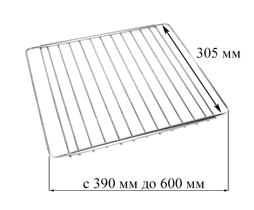 Решетка для духовки универсальная 39 х 30,5 см - фото 1 - id-p211488096