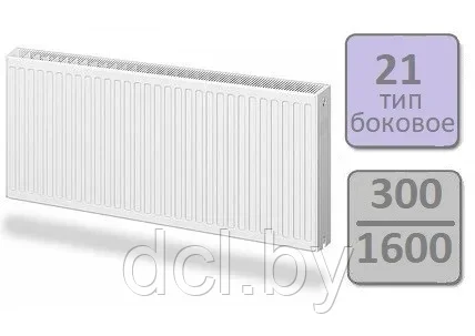 Стальной панельный радиатор Lemax Compact тип 21-300 1600