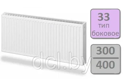 Стальной панельный радиатор Lemax Compact тип 33-300 400