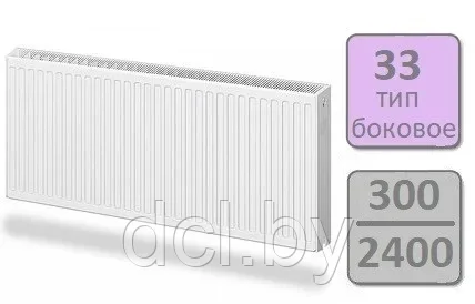 Стальной панельный радиатор Lemax Compact тип 33-300 2400