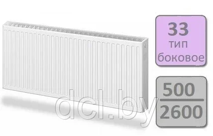 Стальной панельный радиатор Lemax Compact тип 33-500 2600