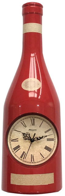 Часы настенные кухонные "Бутылка"41Х13Х6 3 цвета - фото 2 - id-p220473753