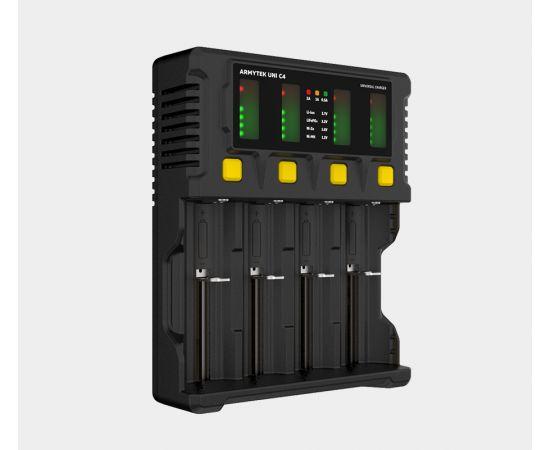Зарядное устройство Armytek Uni C4 Plug ( Li-Ion, Ni-MH, Ni-Cd, LiFePO4 и Ni-Zn, 4 канальное) - фото 2 - id-p219834528