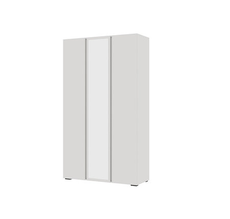 Шкаф 3х створчатый с зеркалом Хелен ШК-02 белый ( 2 варианта цвета) фабрика Стендмебель, фото 2