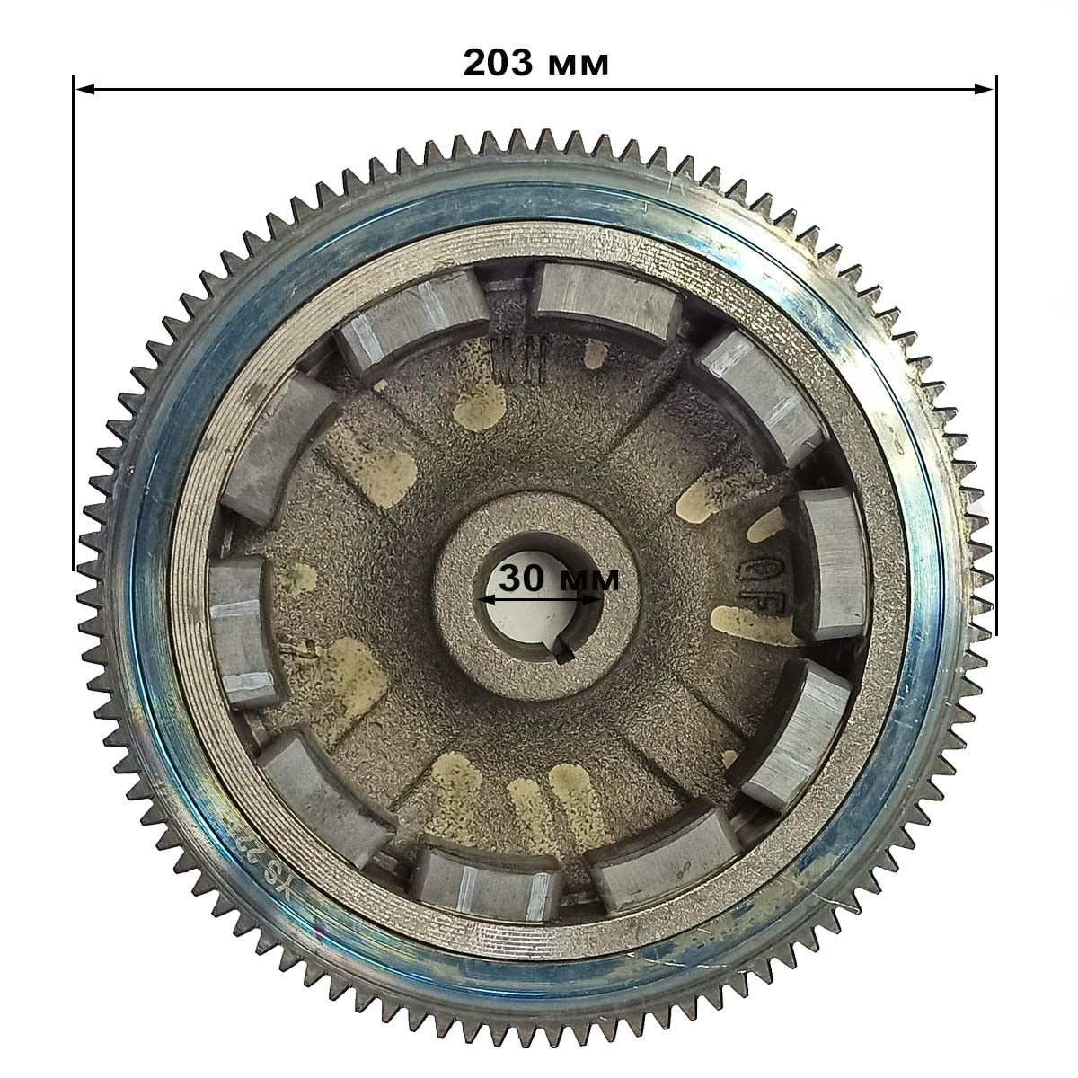 Маховик двигателя 188FE(GX390E)-192FE(GX460E) катушка до 18A - фото 6 - id-p214230603